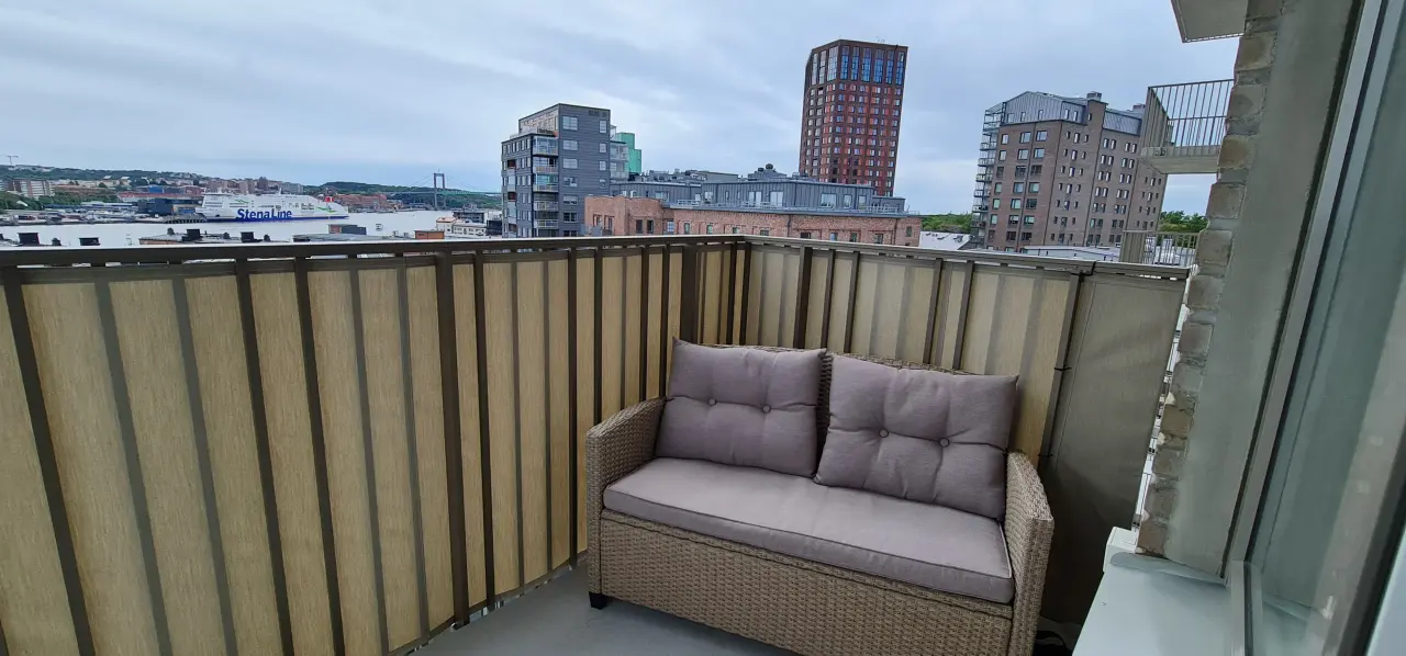 Balkongskydd och vindskydd i Göteborg